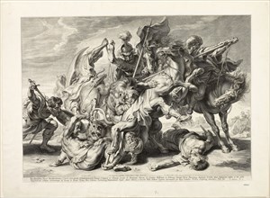The Lion Hunt, 1621/29, Schelte Adamsz. Bolswert (Dutch, active in Flanders, c. 1586–1659), after