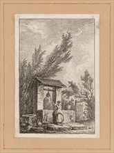 Plate Seven from Evenings in Rome, 1763/64, Hubert Robert, French, 1733–1808, France, Etching in