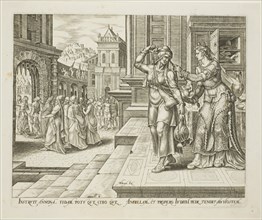 Judith Preparing Herself to Leave for the Enemies’ Camp, plate four from The Story of Judith and