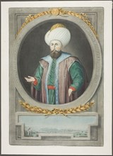 Amurat Kahn I, from Portraits of the Emperors of Turkey, 1815, John Young, English, 1755-1825,