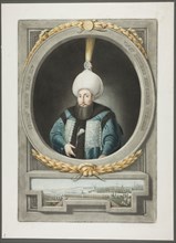 Selim Kahn III, from Portraits of the Emperors of Turkey, 1815, John Young, English, 1755-1825,