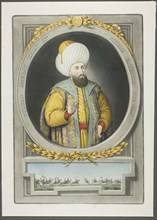 Amurat Kahn II, from Portraits of the Emperors of Turkey, 1815, John Young, English, 1755-1825,