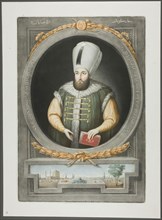 Mustapha Kahn, from Portraits of the Emperors of Turkey, 1815, John Young, English, 1755-1825,