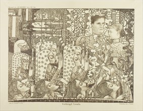 Happy Gouda, drawn April 1897 and published May 2, 1897, Jan Toorop (Dutch, 1858-1928), printed by