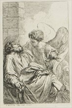 The Vision of St. Joseph in Egypt, 1764, Charles-François Hutin, French, 1715-1776, France, Etching