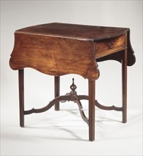Pembroke Table, c. 1790, American, 18th century, Philadelphia, United States, Mahogany, white pine,