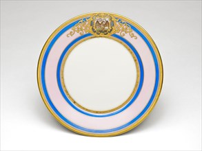 Illinois Plate, c. 1878/89, Decorated by Joseph S. Potter, American, 1822–1904, United States, Hard