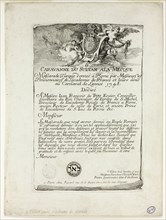 Title Page, from Caravanne du Sultan à la Mecque, 1748, Joseph Marie Vien, French, 1716-1809,