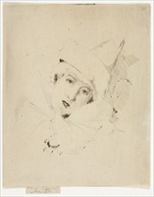 Pierrot, Portrait of the Lady A. C., 1888, Theodore Roussel, French, worked in England, 1847-1926,