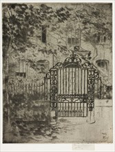 The Gate, Chelsea, 1889–90, Theodore Roussel, French, worked in England, 1847-1926, England,