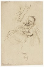 Portrait of Margery Chambers, Aged Ten Weeks, 1890, Theodore Roussel, French, worked in England,
