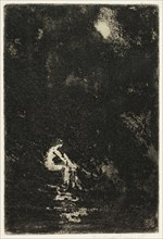A Nymph Bathing, Moonlight, 1890–1900, Theodore Roussel, French, worked in England, 1847-1926,