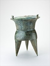 Goblet, Erligang period or Early Shang dynasty, 16th/mid–15th centry BC, China, Bronze, H. 21.1 cm
