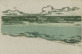 The Sea at Bognor, 1895, Theodore Roussel, French, worked in England, 1847-1926, France, Etching,