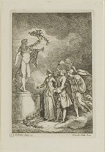 Plate from, Nella Venuta, 1764, Franz Edmund Weirotter (Austrian, 1730–1771), after Etienne de