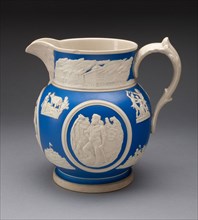 Chicago Pitcher, 1893, Manufactured by W. T. Copeland and Sons, English, 1847-1970, England,