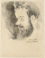 Portrait of Maximillian Luce in 1887, 1887, Georges Manzana-Pissarro, French, 1871–1961, France,