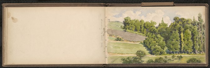 Sketchbook, June 1883–September 1887, Gustave Caillebotte, French, 1848–1894, France, Sketchbook