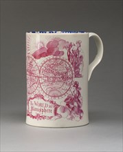 Tankard, c. 1780, Possibly Bristol, Bristol, Tin-glazed earthenware (pearlware), puce