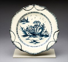 Plate, 1780/89, Staffordshire, England, Staffordshire, Earthenware (creamware), H. 2.5 cm (1 in.),