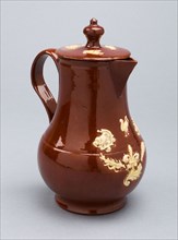 Milk Jug, c. 1725/40, Staffordshire, England, Staffordshire, Lead-glazed earthenware (redware), 15