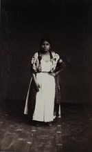 Study of Indian Girl, Mexico, c. 1864, Imprimerie d’Aubert et Cie. (Aubert & Co.), French, 19th