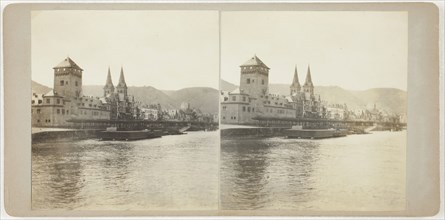 Untitled (Boppard), 1860s, Rhineland Palatinate, Albumen print, stereo, 8.1 x 7.6 cm (each image),