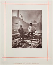 Workers on the Silent Highway, 1877, John Thomson, Scottish, 1837–1921, Scotland, Woodburytype,