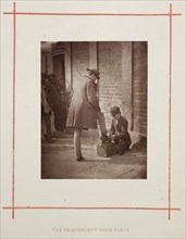 The Independent Shoe-Black, 1877, John Thomson, Scottish, 1837–1921, Scotland, Woodburytype, from