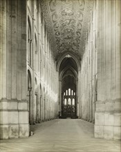 Ely Cathedral: Nave from Porch Door, 1891, Frederick H. Evans, English, 1853–1943, England, Lantern