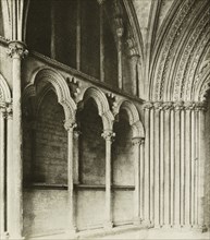 Ely Cathedral: Galilee Porch, details, c. 1891, Frederick H. Evans, English, 1853–1943, England,