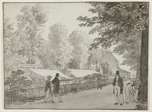 Relais, Avenue des Champs-Élysées, Paris (recto), Scene from the Life of Odysseus (verso), 1812,