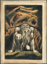 Urizen, 1794, William Blake, English, 1757-1827, England, Monotype, with pen and brown and gray