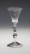 Wine Glass, c. 1745, England, Newcastle upon Tyne, England, Glass, 18.1 cm (7 1/8 in.)