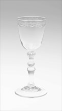 Wine Glass, c. 1745, England, Glass, 17.1 cm (6 3/4 in.)