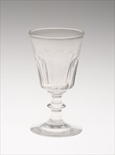Wine Glass, 19th century, England, Glass, 10.6 cm (4 3/16 in.)