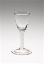 Wine Glass, 18th century, England, Glass, 15.2 × 7.9 cm (6 × 3 1/8 in.)