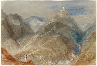 Castle on Height near Geneva, 1836, Joseph Mallord William Turner, English, 1775–1851, England,