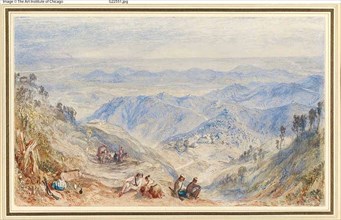 Mussooree and the Dhoon from Landour, c. 1835, Joseph Mallord William Turner, English, 1775–1851,