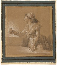Portrait of Marie-Gabrielle Capet, 1790, François-André Vincent, French, 1746-1816, France, Black