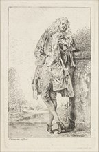 Figures du mode, c. 1710, Jean Antoine Watteau, French, 1684-1721, France, Etching in black on