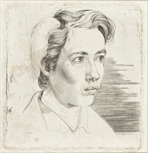 Portrait of the Artist’s Student Maisonneuve, 1824, Eugen Eduard Schäffer, German, 1802-1871,