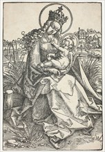 Madonna and Child on a Grassy Bench, 1505–07, Hans Baldung Grien, German, c. 1480-1545, Germany,