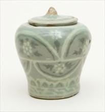 Miniature Covered Jar, Goryeo dynasty (918–1392), 12th/13th century, Korea, South Korea, Stoneware