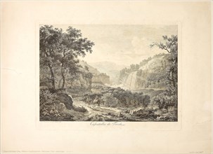 Cascades of Tivoli, 1792, Albert Christoph Dies, Austrian, born Germany, 1755-1822, Austria,