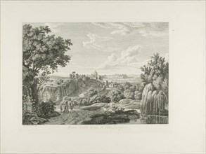 View of the Winding Wall in the Villa Borghese, 1792, Albert Christoph Dies, Austrian, born