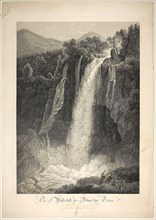The Waterfall of Velino Near Terni, Rome, 1795, Friedrich Wilhelm Gmelin, German, 1760-1820,