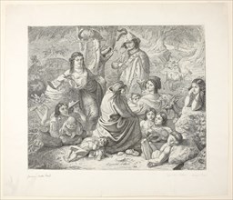 Gypsy Life, 1840, Ludwig Emil Grimm, German, 1790-1863, Germany, Etching on paper, 249 x 308 mm