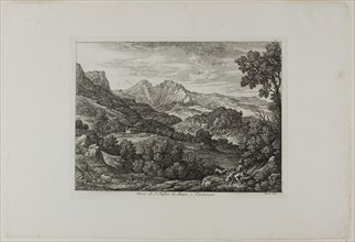 Castle of Saint Stephan of Mezzo and Canturano, 1810, Joseph Anton Koch, German, 1768-1839,
