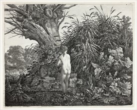 Nymph in a Marshy Woodland, 1800, Carl Wilhelm Kolbe, the elder, German, 1759-1835, Germany,